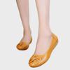 Genuine Cowhide Soft Sole Women's Flat Shoes - Non-Slip Nursing & Maternity Footwear