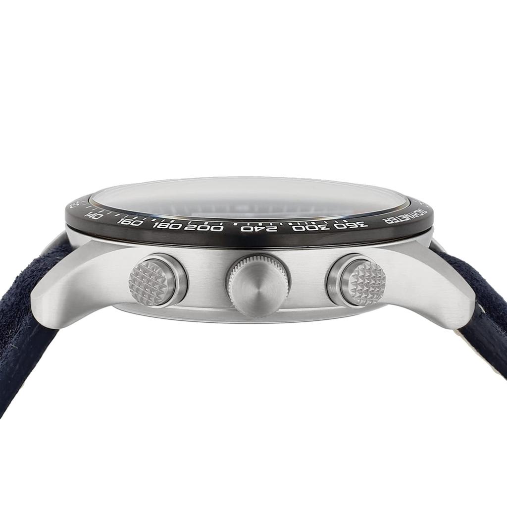 NIGHT CRUISE Navy Stainless Navy [Zeppelin] Watch, Dial, Steel, Quartz, 42mm, German-made, Men's, [Used]