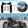 Motorcycle Saddle Bag Latch Kit for Harley-Davidso<wbr/>n Road King 2014-2019 Black