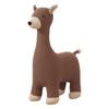 Sekikagu Plush Animal Stool, Animal Deer, 80kg Weight Capacity, Cotton Woven, Brown, Spoon Me, 332582