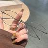 Ретро Овальная Оправа Кошачий Глаз Миопия Очки Женские Модные Трендовые Новые Ультралегкие Блокирующие Синий Свет Очки для Близорукости -2.5