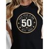Celebrating 50 Years of Commemorative Badge  Women's T-Shirt Comfortable Fit