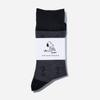 ChicStocks Snoopy Goods Snoopy Gift Socks Socks Made In Japan Line Pattern 13 X 10 Dark Gray X [CHICSTOCKS] <Official> Men's Women's (L, Black)