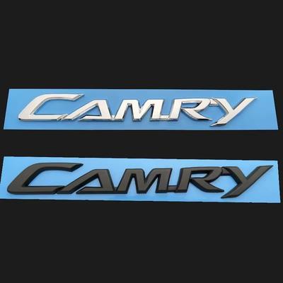 3D ABS высокое качество для автомобиля Camry Буквы передний Значок Задний багажник Наклейки значок стикер Стикер стайлинг автомобиля Аксессуары