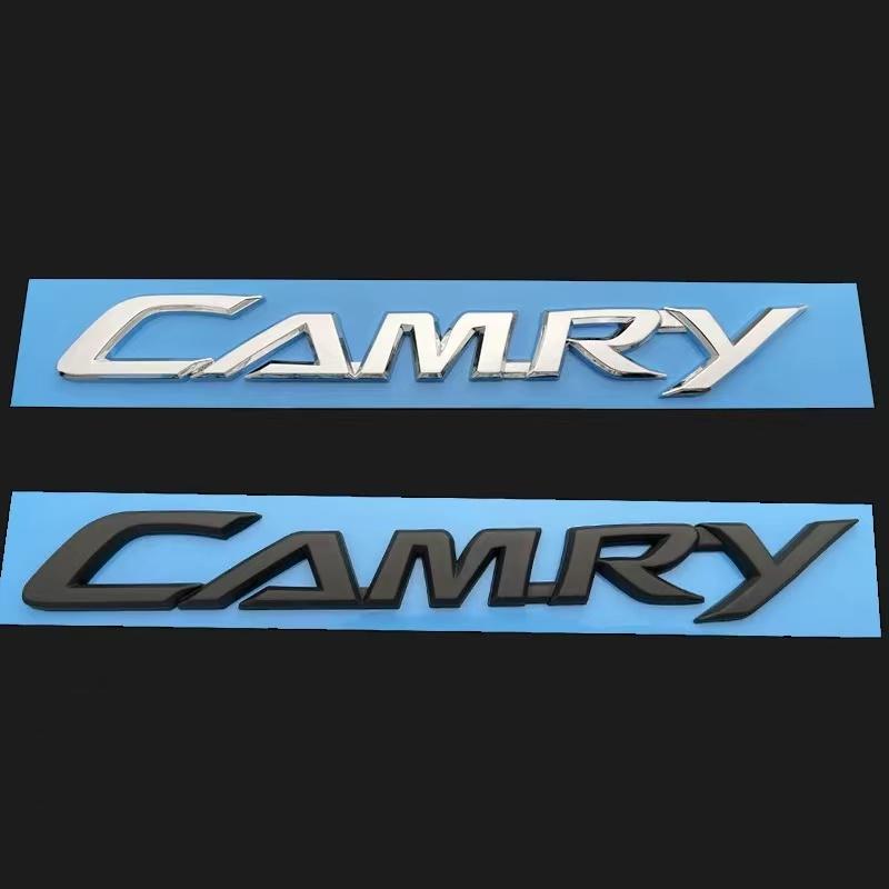 FVEX7 3D ABS высокое качество для автомобиля Toyota Camry Буква передняя Эмблема Задняя крышка багажника Наклейки значок стикер Наклейка стайлинг автомобиля Аксессуары