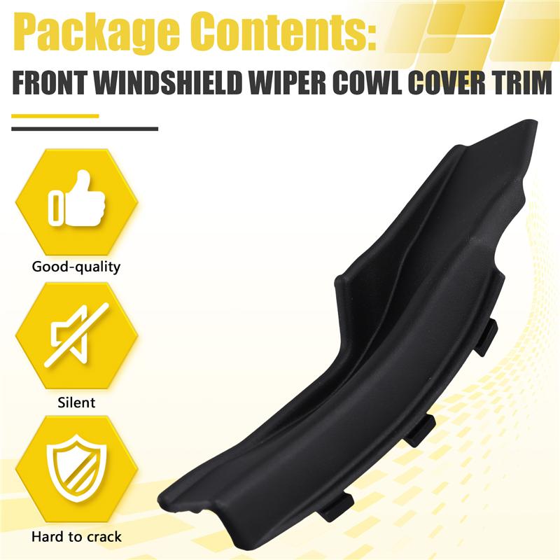 Front Fender Trim Cover For Windshield Wiper Cowl For Infiniti Q50 Q50L 14-18 66894-4GA0B 66894-4GA0A 668944GA0A R