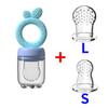 New Baby Nipple Fresh Food Fruit Milk Feeding Bottles Nibbler Learn Feeding Drinking Water Straw Handle Infant Teething Pacifier