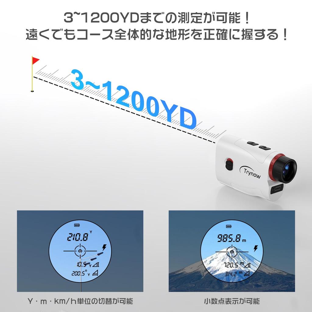 Golf Laser Distance Meter MINI Maximum 1200YD with special case second instant measurement 6x optical telephoto High transmission lens Ultra small