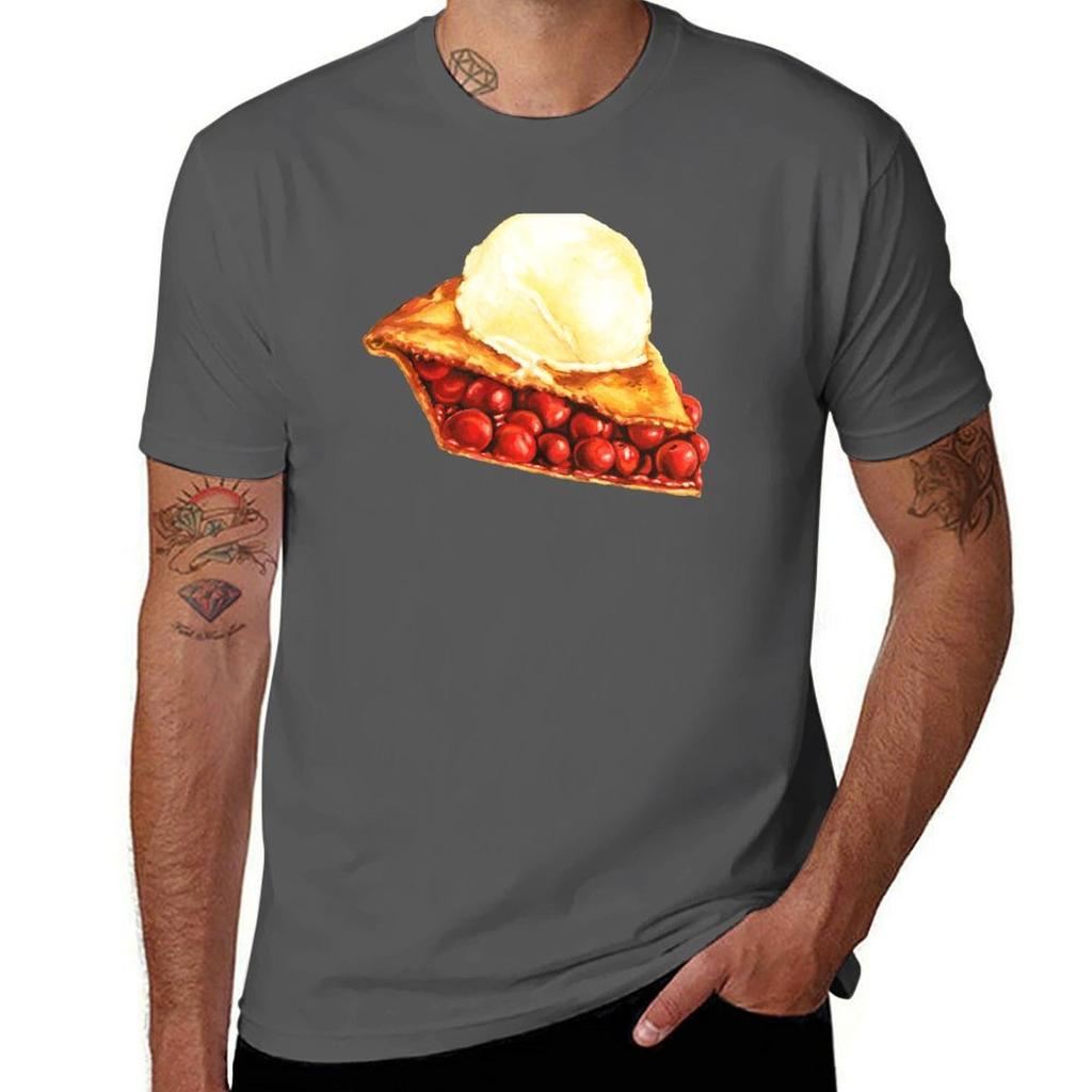 Cherry Pie Pattern TShirt Quick Dry Travel TShirt