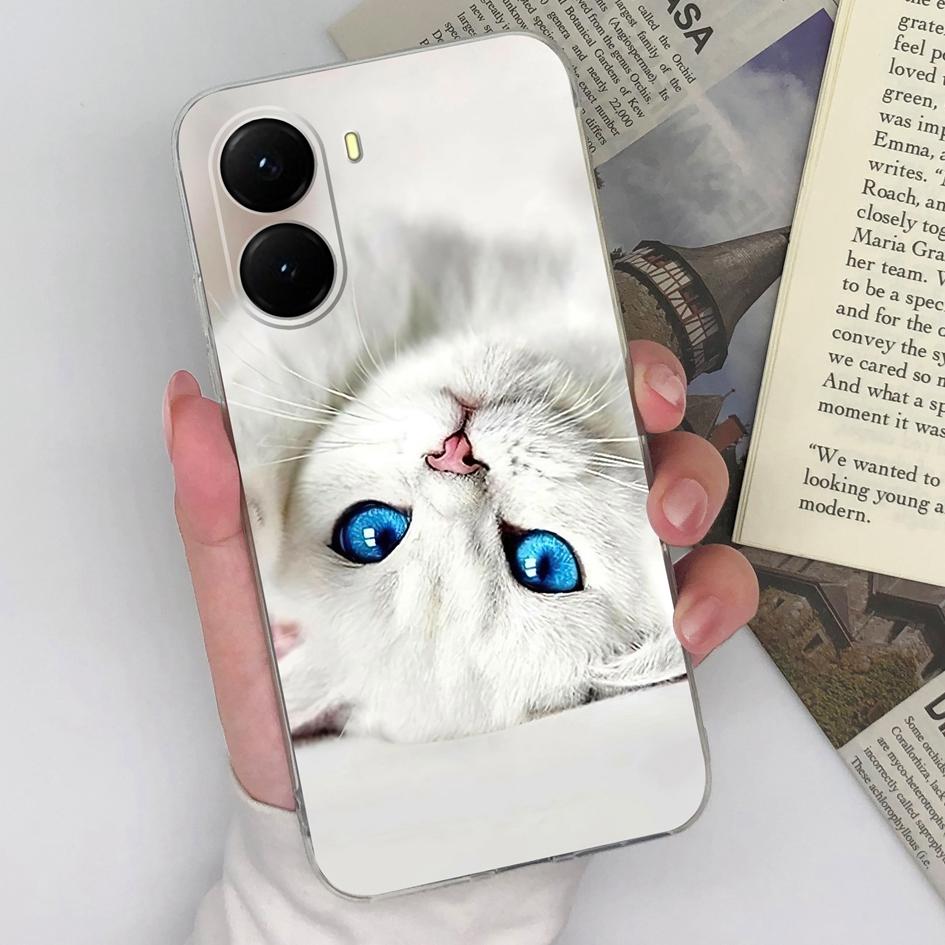 Чехол для Xaimo Poco F3 F4 X7 X6 X5 X4 X3 M5 M6 M7 14T 15 Pro Plus с красивым рисунком для девочек, прозрачный силиконовый защитный корпус для объектива Xiaomi Capa