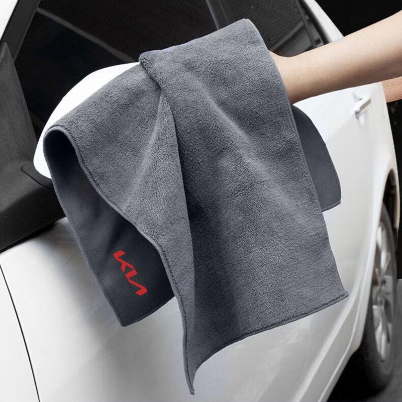 Автомобильное полотенце из микрофибры Тряпка для чистки Автотовары Для Kia Rio 3 K2 Ceed Cerato K3 Sportage 4 Picanto K5 Optima Sorento Forte Stinger