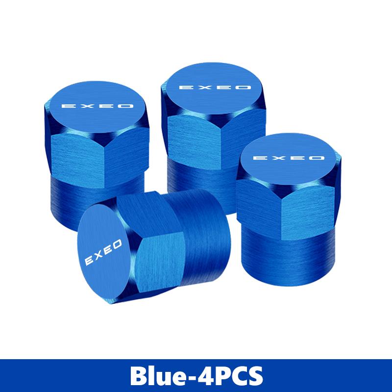 vhzh5 4pcs Car Wheel Tire Valve Caps Stem Case With Logo Auto Styling For Seat FR Cupra Leon Ibiza Exeo Alhambra Altea Tarraco Exeo