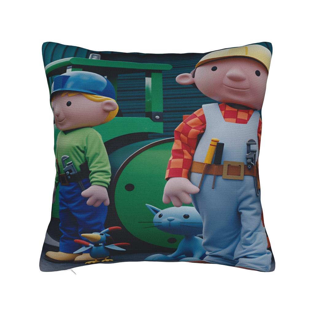 Наволочка Мультяшная B-Bob B-Builder Квадратная Наволочка Для Дивана Спальни Домашний Декор Смешные Наволочки