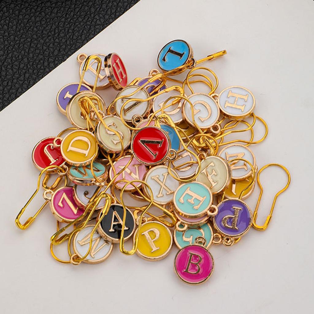 Маркеры для вязания Практичные маркеры для вязания Буквы Маркеры для вязания крючком Держатель для вязания Инструмент для вязания для поделок