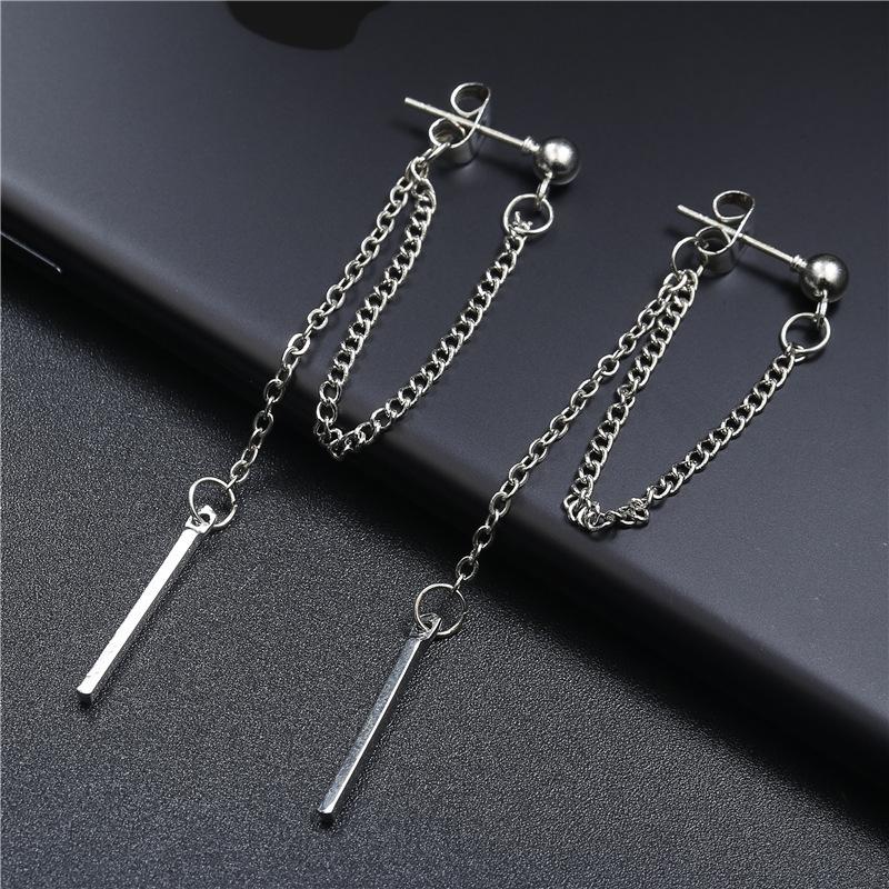 European Statement Long Drop Earrings for Women Crystal Pearl Metal Butterfly Round Heart Star Dangle Earrings Tassel Jewelry