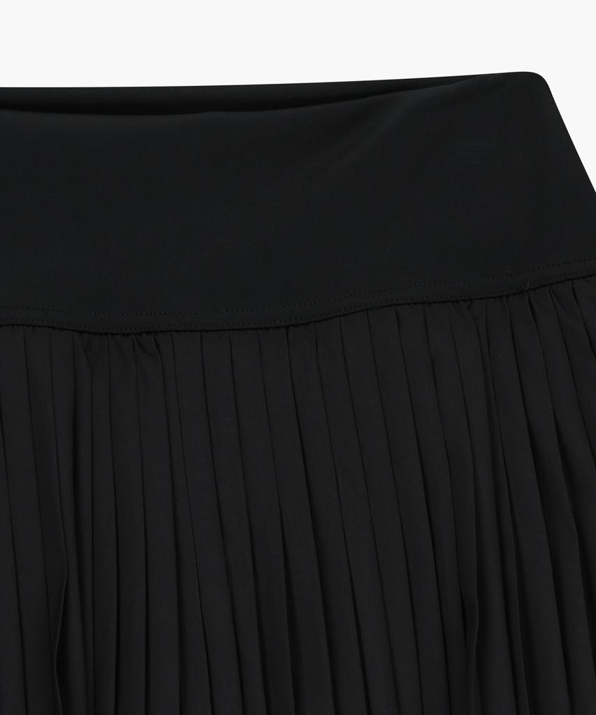 Sperry Pleated Easy Skirt_Black [Sprq_0002]