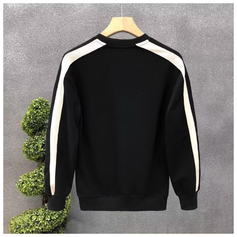 Высококачественная хлопковая толстовка с круглым вырезом, корейская мода, футболки с длинным рукавом в стиле Харадзюку, повседневная уличная одежда для мужчин на осень 2023 г.