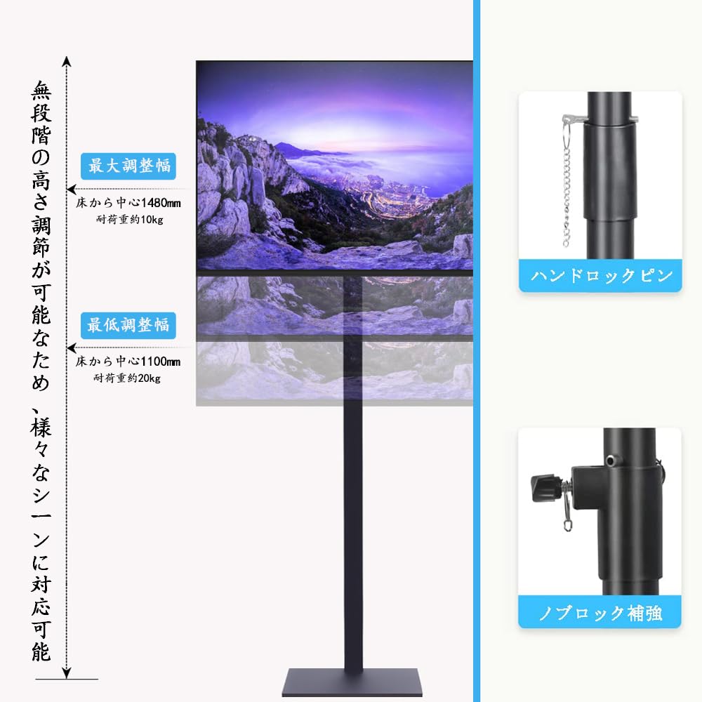 Телевизор ZWSJLC с высокой настенной креплением, грузоподъемность стандарта VESA, отдельно стоящий телевизор, руководство по эксплуатации на японском языке для подставки, типа, крепления, совместимости,