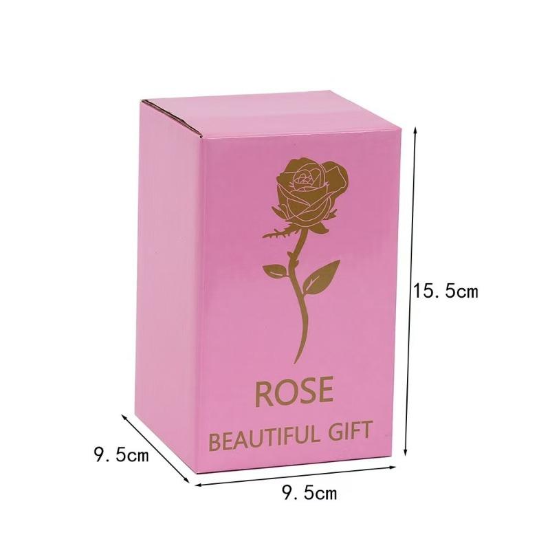 1 шт. новый подарок для влюбленных, светящийся настольный орнамент для пары с акриловой крышкой, креативное украшение вечный цветок