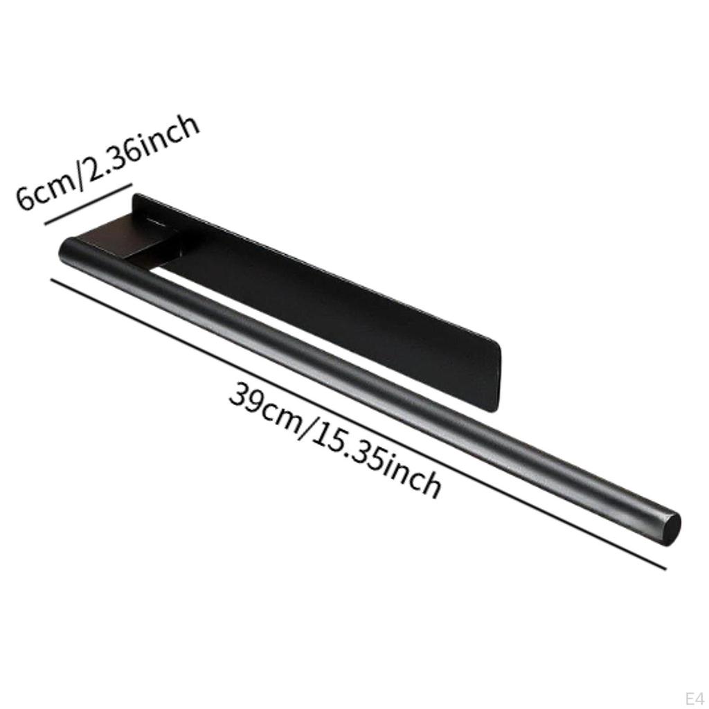 Вешалка для полотенец для ванной комнаты, самостоятельная, без перфорации, простая в установке, прочная, ручная