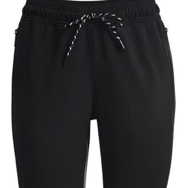 Under Armour Сращенные эластичные джоггеры женские, черные 1366042-001