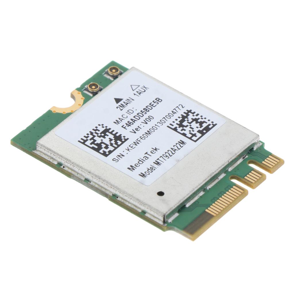 Wi-Fi 6E MT7922 Wi-Fi 6 2400 Мбит/с Bluetooth-совместимая 5.2 Беспроводная сетевая карта WIFI NGFF для M.2 Поддержка windows10
