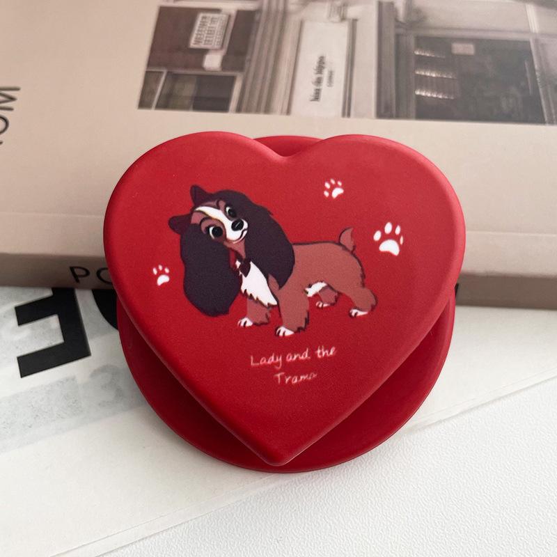 Мультяшный магнитный держатель Filin Heart Love для MagSafe с надежным захватом и выдвижной конструкцией-подушкой безопасности