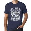Ultrabasic Homme T-shirt Graphique Vintage Year Cadeau 1955