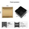 Gold Copper 145 Euro & Australian Standard Double Pop-up Floor Socket