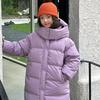 2025 Зимнее хлопковое пальто средней длины в корейском стиле для мальчиков и девочек