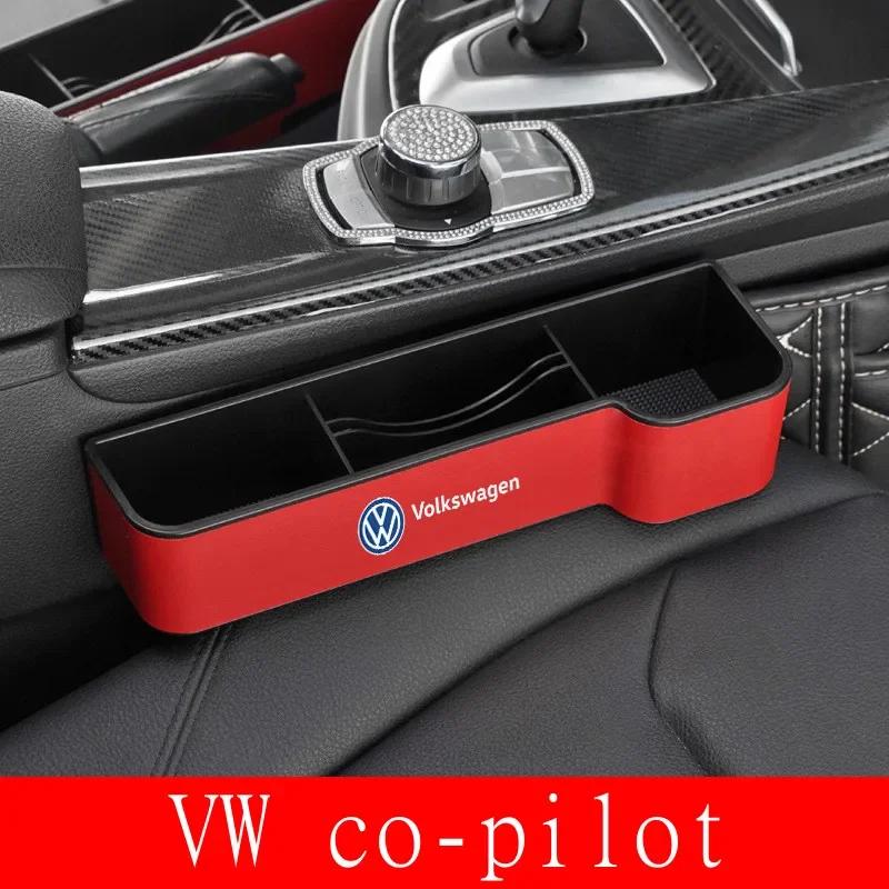 For VOLKSWAGEN VW Car Seat Gap Storage Box Holder Case for Volkswagen Passat Santana Golf Bora Jetta CC Beetle Scirocco Magotan