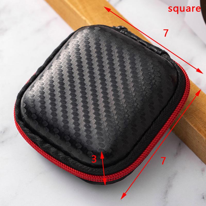 Portable Mini 3C Hard Shell Digital Gadgets Storage Bag Artificial Leather Earphone Charger Case Data Cable U Disk Organizer