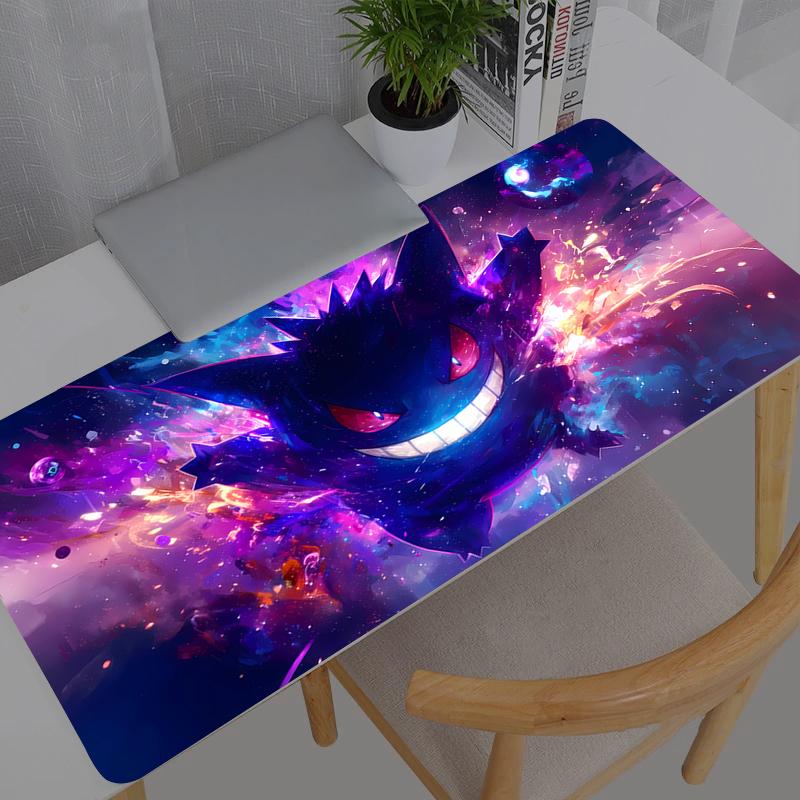 Mouse Pad Gaming Accessories Gabinete Pokemon Pikachu Gengar Gamer PC Computer Desk Mat Large XXL Keyboard Tablet Mousepad