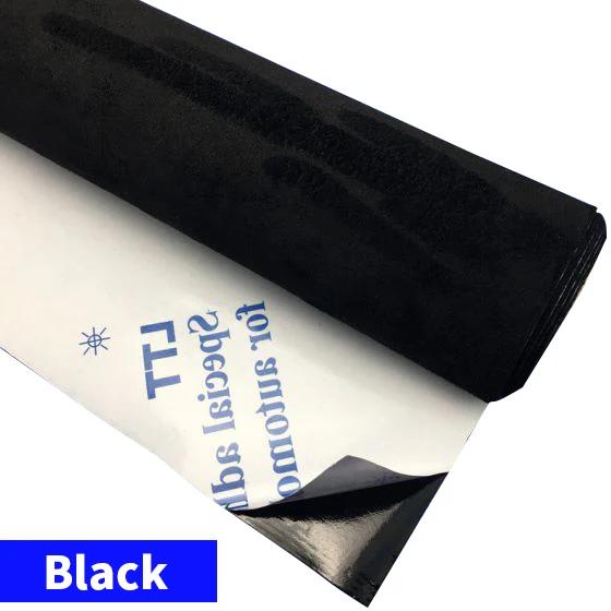 Высококачественная бархатная замшевая ткань, автомобильная бархатная замшевая обертка, самодельная мягкая шкатулка для украшений, виниловые бархатные самоклеящиеся наклейки