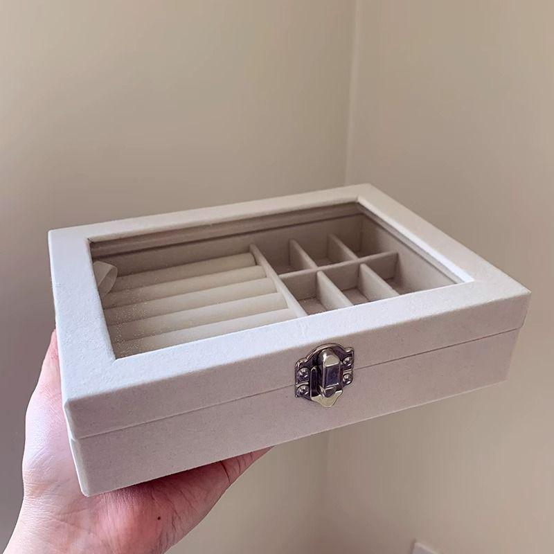 Роскошный портативный органайзер для украшений для серег, колец, часов и браслетов