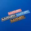 Universal Car Stickers 3D Metal Sticker Chrome Luxury Limited Edition Car Body Emblem Badge Decals Car Tuning For F11 5 Series