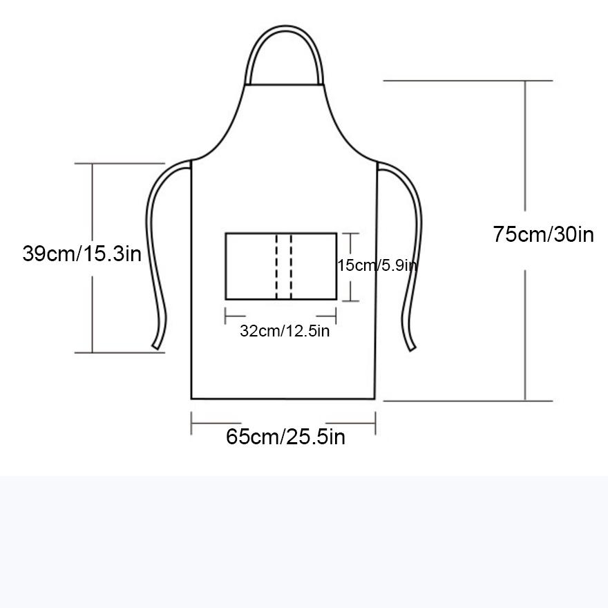 12 шт./упак. Унисекс Черный фартук с 2 передними карманами, можно стирать в машине, используется на кухне для барбекю