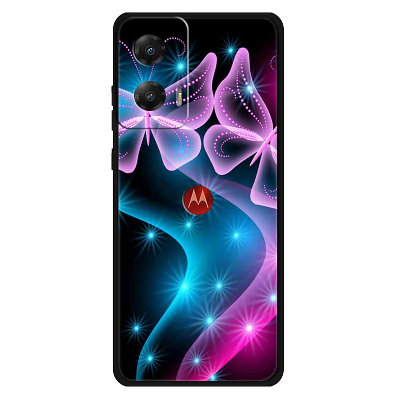 Мягкие силиконовые чехлы для телефона Для Moto G Stylus 5G 2024 Чехол Цветок Крутой Печатный Корпус Для Motorola MOTO G Stylus 5G 2023 Чехлы Кошка