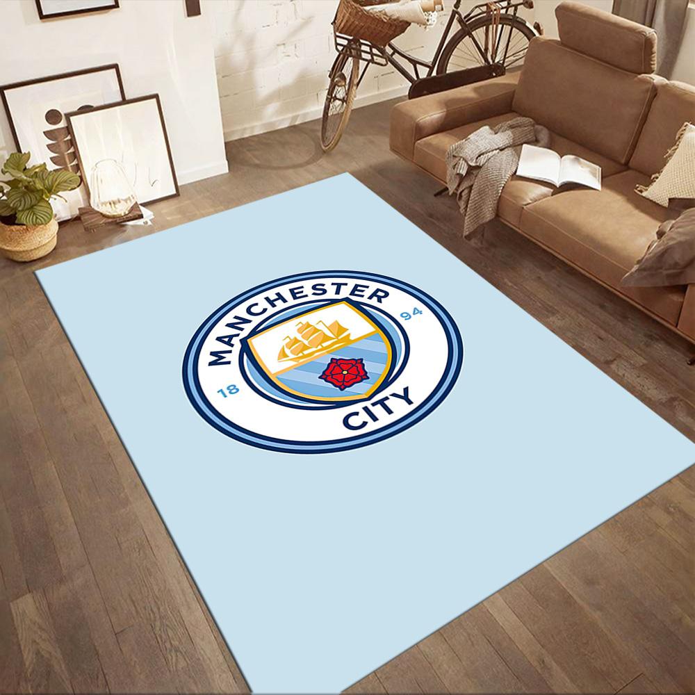 Manchester City Floor Rug Office Rug Perfect For Hallway Dormitory Foyer Decorate Room Antislip Carpet Anime Office Decor Best For Christmas