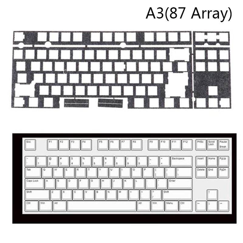 Звукоизолирующий лист переключателя Мягкая прокладка Ямчатая пена Губка для механической клавиатуры