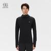 Мужская футболка KOLON SPORT с капюшоном, длинным рукавом, светоотражающая, для трейлраннинга