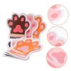 NUOLUX 30 Cat Paw Shaped Paper Plates Cute Party Tableware Fruits Desserts Lightweight Easy Use Suitable Birthday Parties Tea