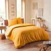 "Honeycomb" Duvet Cover Set 240 X 220 for Double Bed 140 To 160 Cm - Honeycomb Curry