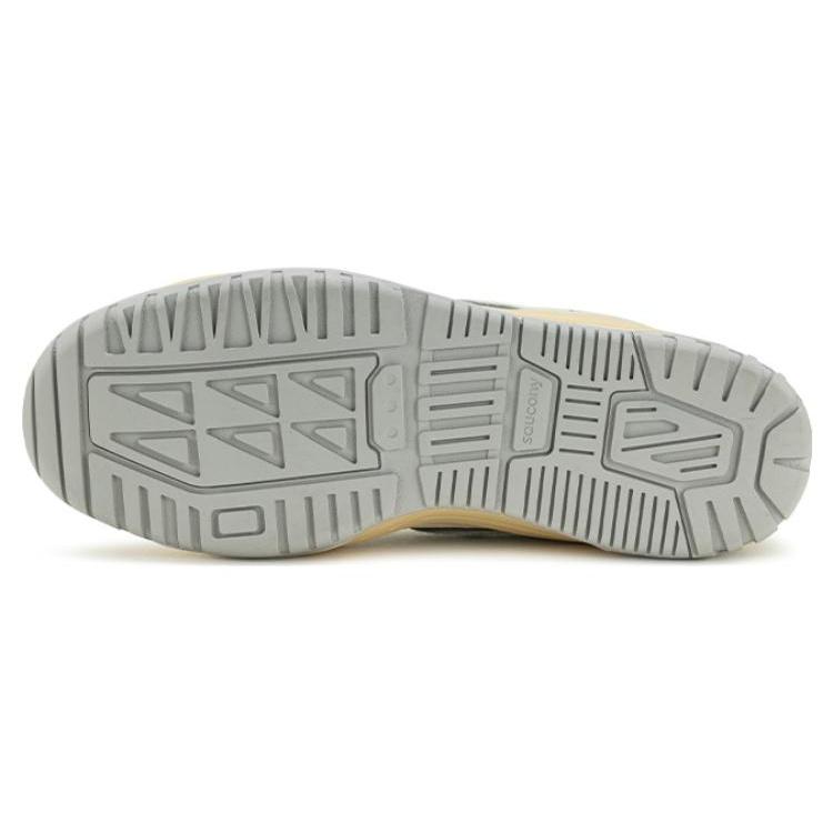 Saucony CROSS 90 Leather Comfortable Slip Resistant Abrasion Resistant Low top Skateboard Shoes Unisex White Gray S79035-19
