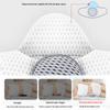Lumbar Pillow Quick Rebound Improve Spinal Posture Sleeping 3D Extended Buckwheat Hull Lumbar Functional Pillow Bedroom Supply