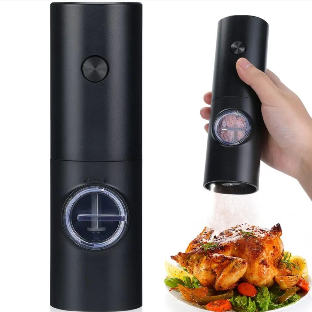 1pc/2pcs Adjustable Electric Salt And Pepper Grinder Seasoning Grinder Home Use