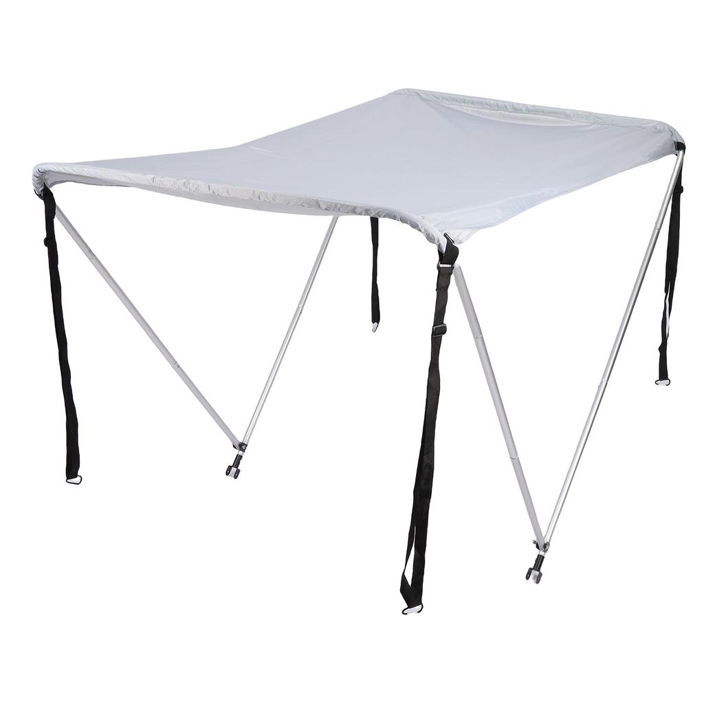 Boat Top Replacement Cover Aluminum Alloy Frame Waterproofing Oxford Cloth Sun Shelter Awning Cover for Canoes Kayaks