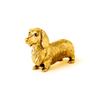 Dachshund 22ct Gold Made In Art Dog Collectible (Long) Plated, England, Figurine,