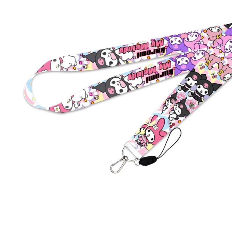 Sanrio Kuromi Character Phone Lanyard Soft Durable And Colorful Strap For All Your Needs!