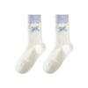 Cute Women's Thickened Socks Soft Middle Tube Socks Simple Warm Home Socks  Autumn Winter